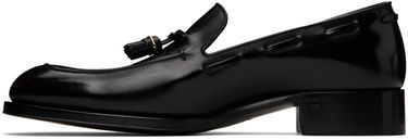 Nega čevljev Tom Ford TOM FORD Edgar Tassel Leather Loafers Črna | J1118-LCL021P, 2