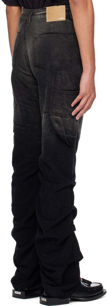 Cargo hlače We11done We11done Washed Wrinkled Corduroy Pants Črna | WD-PT2-24-237-M-BK, 2
