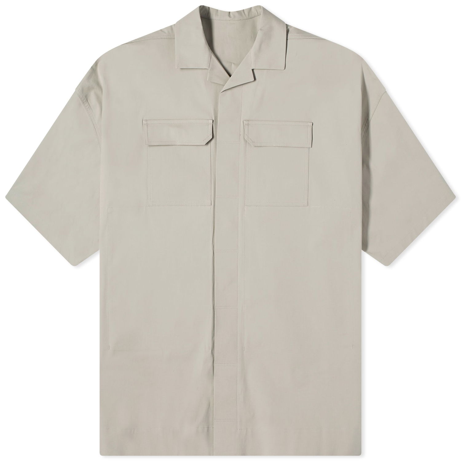 Srajce Rick Owens Tommy Heavy Cotton Outershirt Bež | RU01D3298-TE-08, 0
