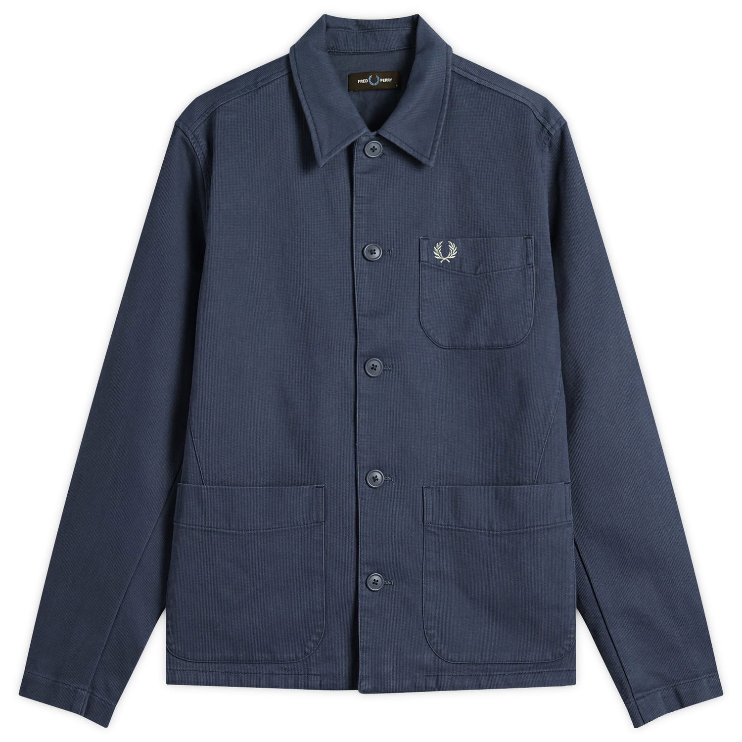 Srajce Fred Perry Bedford Corduroy Overshirt, Size Large Modra | M1701-738, 1