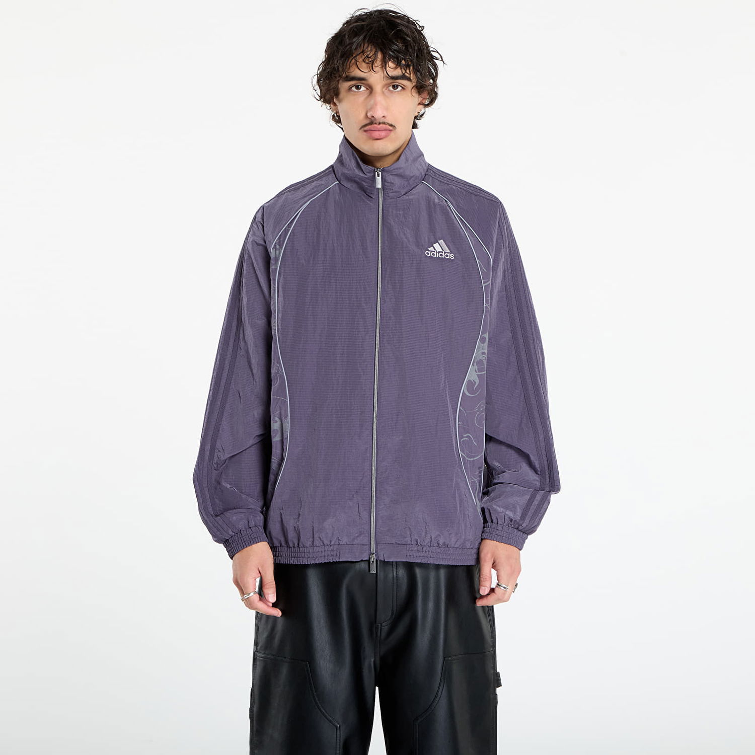 Jakna adidas Originals Adilenium Season 4 Teamgeist Track Jacket Lila | KF8518, 0