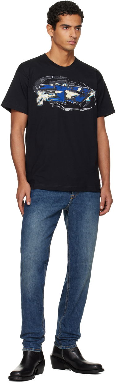 Majica Diesel Graphic Print T-shirt Črna | A19571-0PLAT-9XX, 3