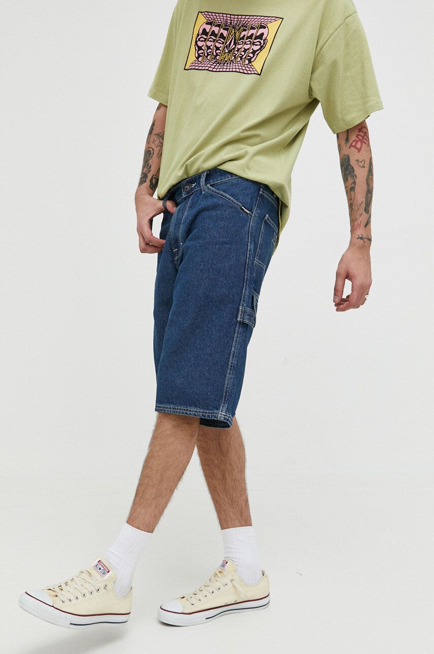 Kratke hlače Volcom Labored Denim Utility Shorts Mornarica | A2012301.IRW, 0