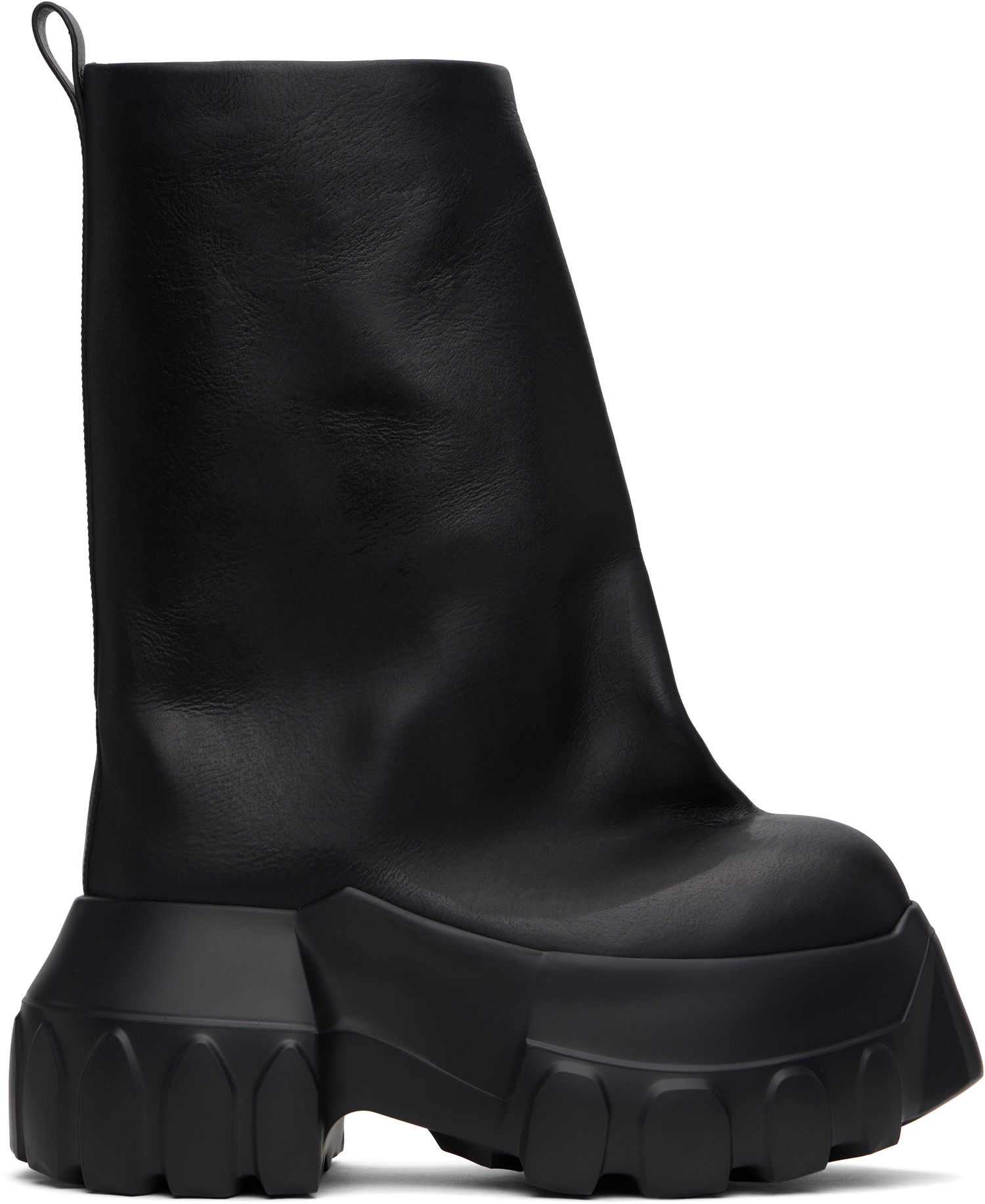 Superge in čevlji Rick Owens Rick Owens Hollywood Flared Mega Tractor Boots Črna | RR01E5864 LCH, 0