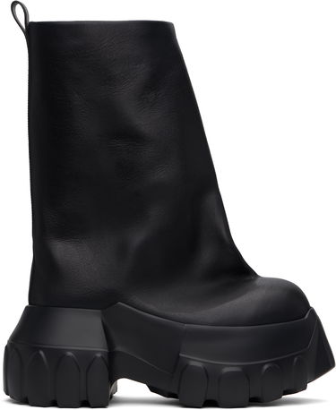 Superge in čevlji Rick Owens Rick Owens Hollywood Flared Mega Tractor Boots Črna | RR01E5864 LCH, 0