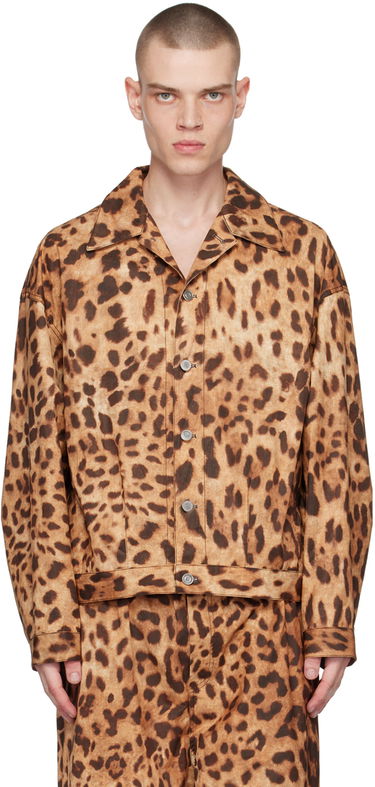 Jakna We11done We11done Allover Print Jacket Rjava | WD-JK1-23-245-U-BR, 0