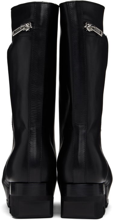 Plašči Rick Owens Rick Owens Hollywood Bauhaus Ballast Pull Boots Črna | RP01E7872 LOO, 1