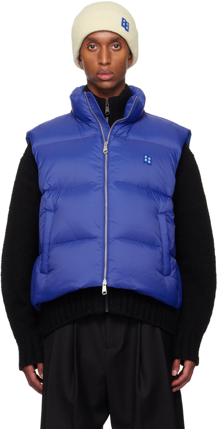 Telovnik ADER ERROR Puffer Down Vest Modra | BM42FYDW0404BL
