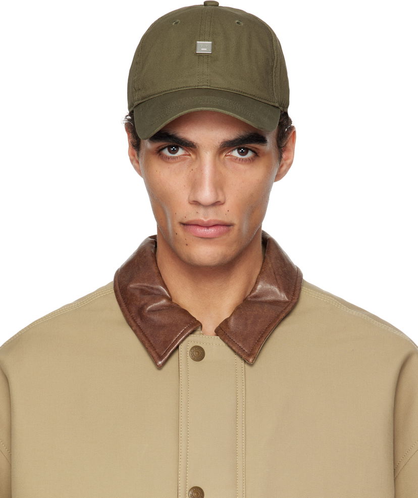 Kapa Acne Studios Acne Studios Stud Logo Baseball Cap Zelena | C40389-