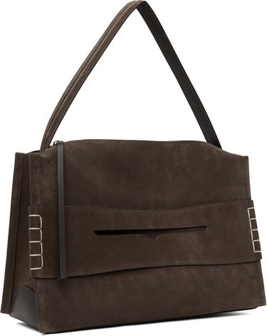 Torba za čez ramo JW Anderson JW Anderson Large Loafer Suede Shoulder Bag Rjava | HB0717-LA0364, 1