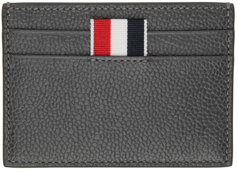 Denarnica Thom Browne Thom Browne Monogram Card Holder Siva | MAW253A-07557
