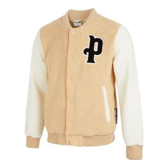 Bomber jakna Puma Sherpa Baseball Jacket Bež | 536182-20