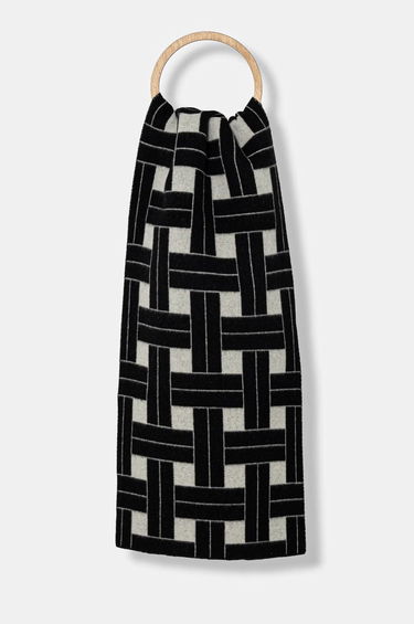 Šala KENZO Woolen Large Reversible Scarf Črna | FE68EU013JEB.02, 0