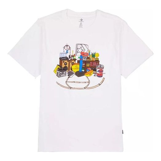 Majica Converse Converse Graphic T-Shirt Bela | 10023259-A03