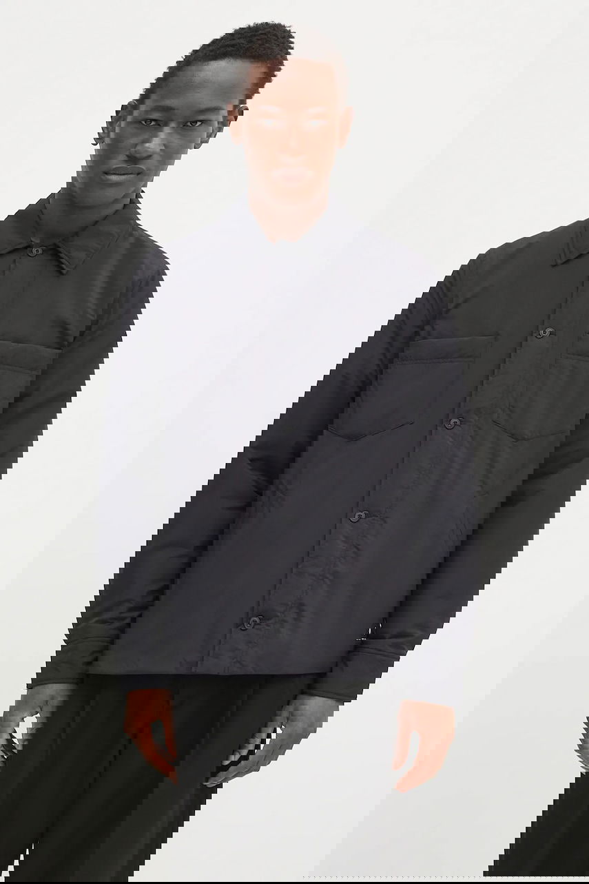 Puhovka Samsoe Samsoe Samsoe Samsoe Sapally Padded Overshirt Črna | M25100087, 0