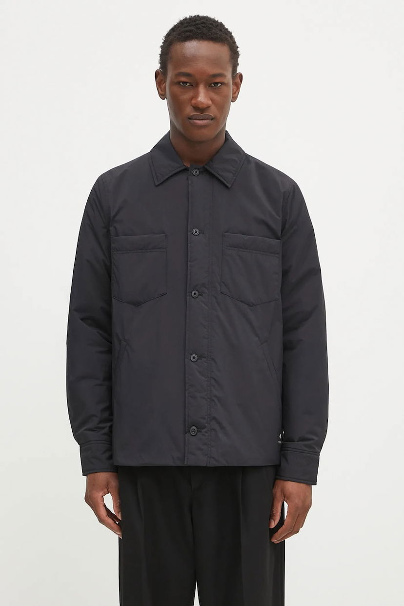 Puhovka Samsoe Samsoe Samsoe Samsoe Sapally Padded Overshirt Črna | M25100087