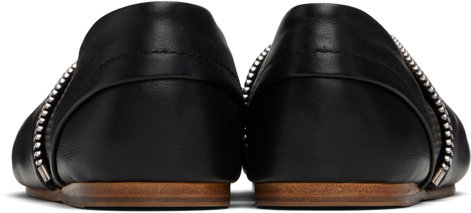Oblačila JW Anderson JW Anderson Biker Zip Ballerina Flats Črna | BL0032-LA0268, 1