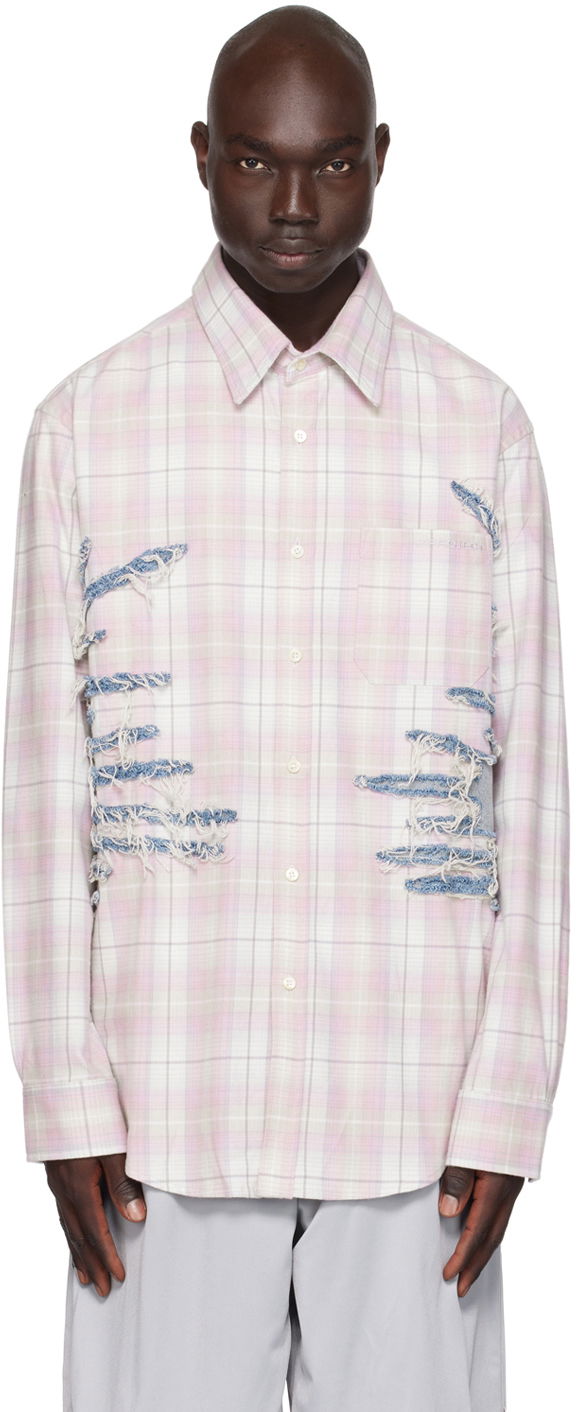 Srajce Y/PROJECT Whisker Long Sleeve Shirt Roza | SHIRT72-S25