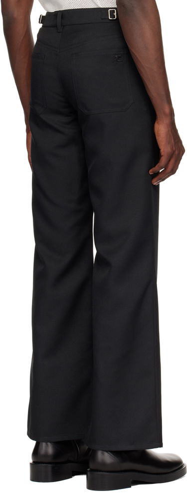 Hlače Courrèges Multiflex Flared Trousers Črna | 124CPA201PL0136, 2
