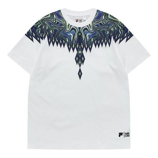 Majica FILA Marcelo Burlon Fusion Graphic T-Shirt Bela | T11U229101F-WT