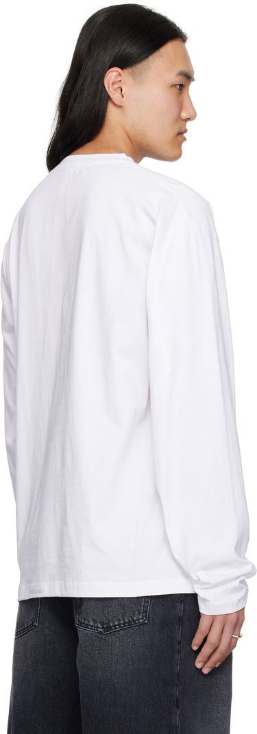 Pleteni pulover We11done We11done Spark Logo Long Sleeve T-Shirt Bela | WD-TT0-25-752-U-WH, 2