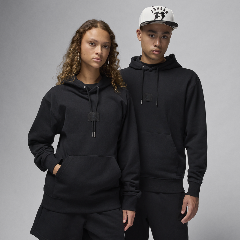 Pulover Jordan Jordan Flight Fleece s kapucí - Černá Črna | FV7247-010