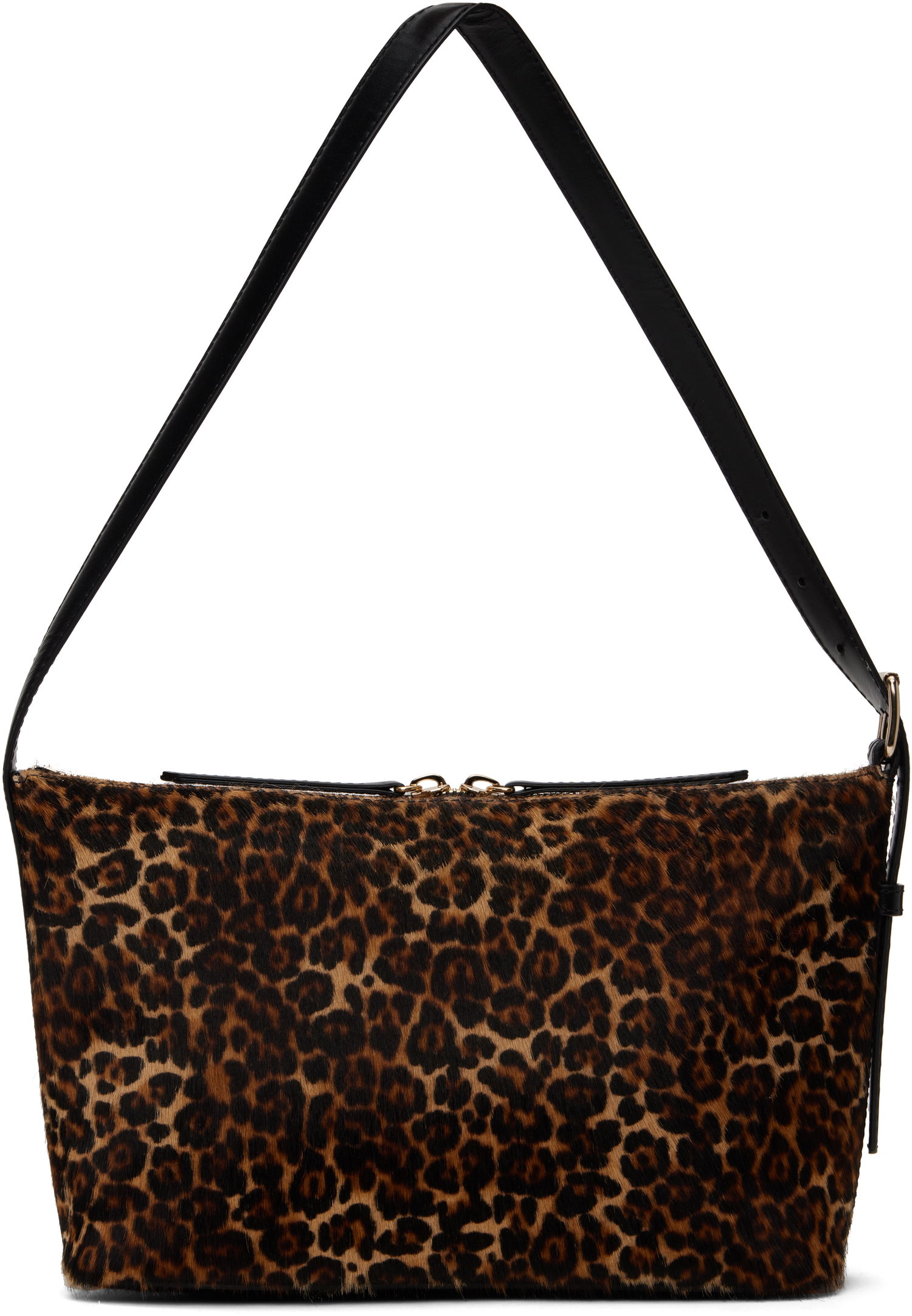 Torba za čez ramo A.P.C. Leopard Print Shoulder Bag Rjava | PXCAU-F61974, 0