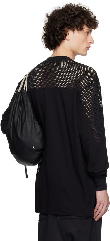 Majica Rick Owens Rick Owens Champion Edition Girdered T-Shirt Črna | CM01E1673 CHJGOM JERSEY + MESH, 2