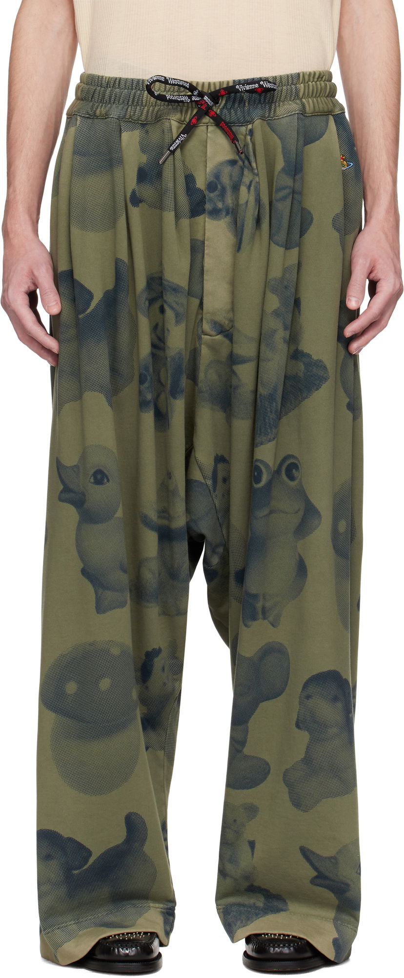 Trenirka Vivienne Westwood Vivienne Westwood Balloon Sweatpants Zelena | 3J01000U-J009H-