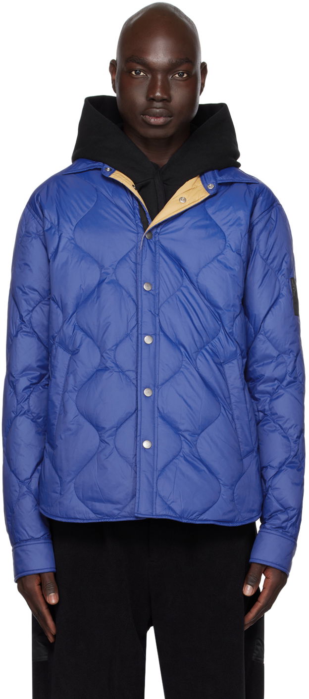 Puhovka rag & bone Dane Down Jacket Modra | MBW23H2400PNML