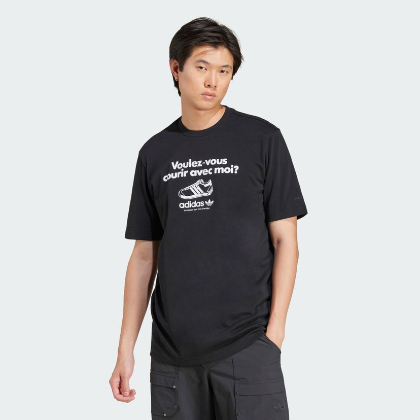 Majica adidas Performance Sneaker Graphic Tee Črna | JC8366