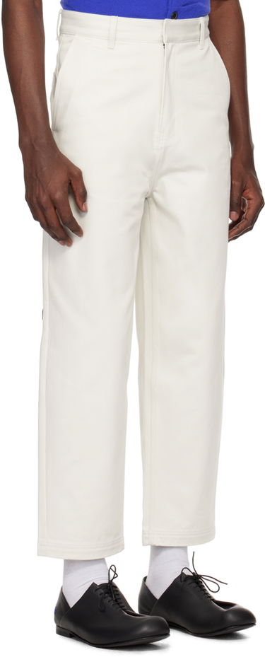 Hlače ADER ERROR Patch Trousers Bela | BMSGFYBT0101IV, 1