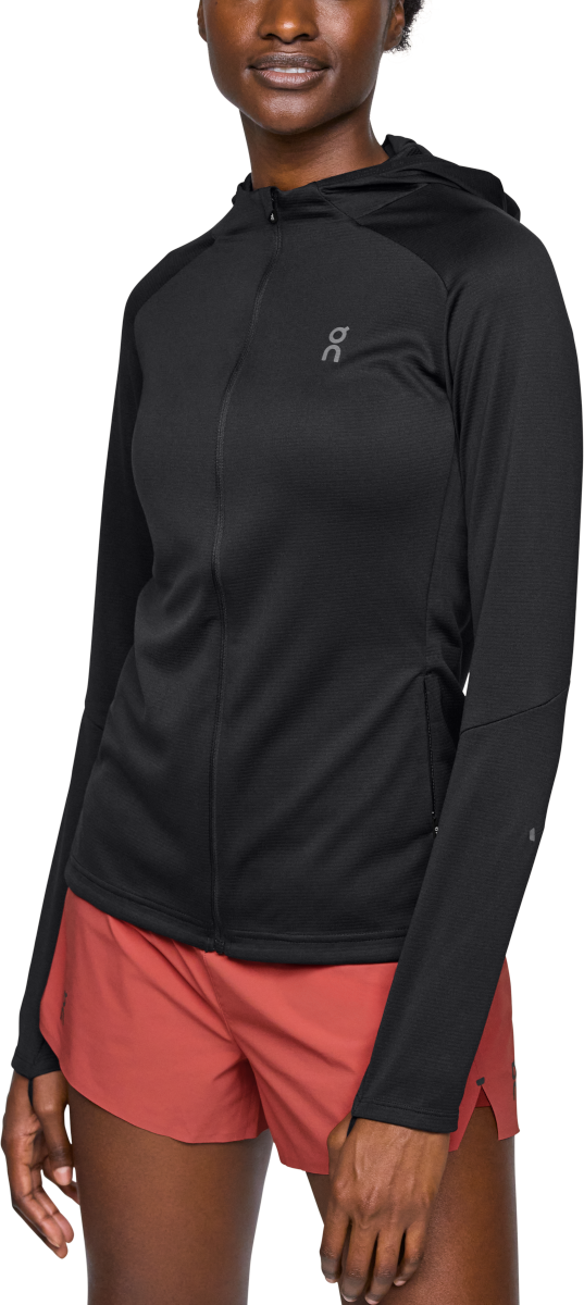 Pulover On Running Climate Zip Hoodie Črna | 1we10330553