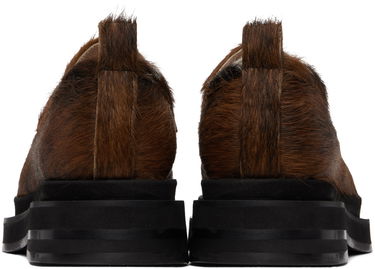 Obleke Simone Rocha Simone Rocha Heart Toe Platform Loafers Rjava | LOF1PD 0794, 1