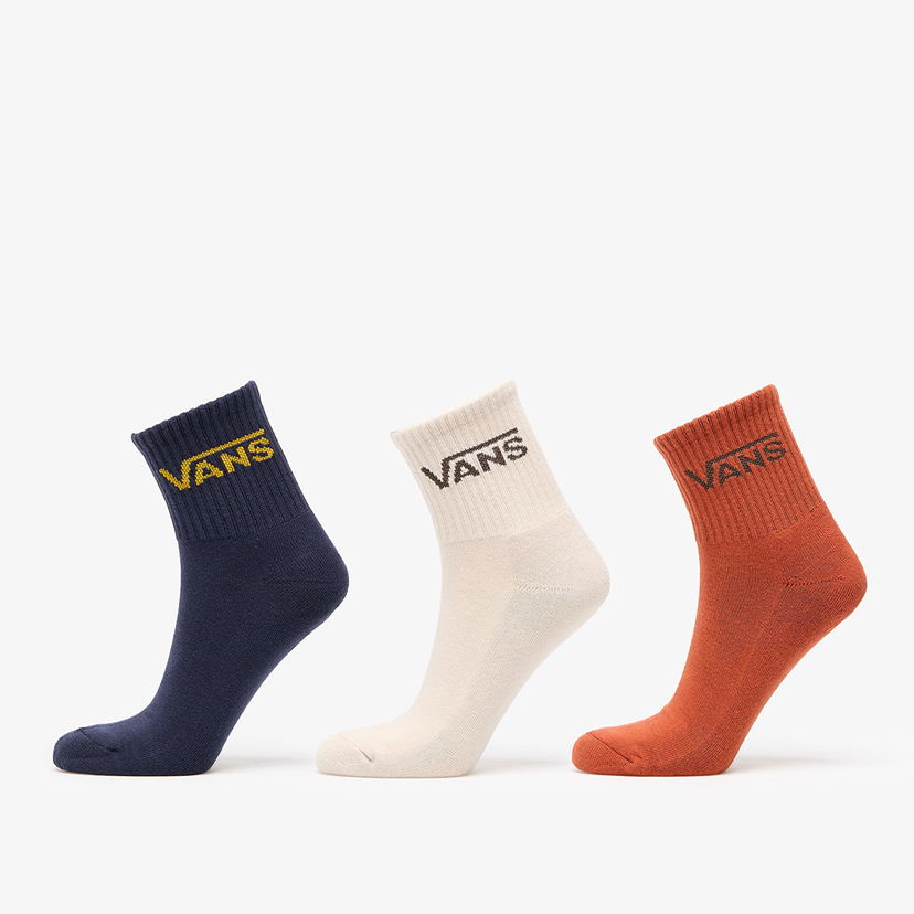 Nogavice Vans Vans Classic Half Crew Socks Bela | VN000QBWJDU1