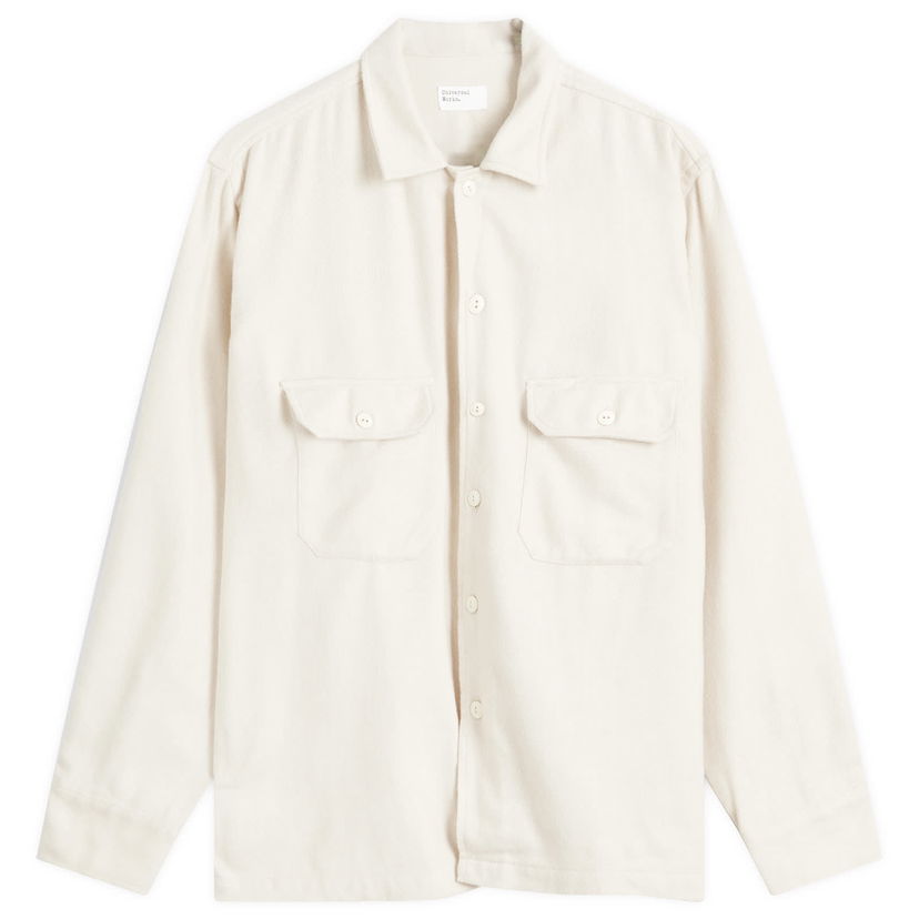 Srajce Universal Works Universal Works Alaska Brushed Cotton Utility Overshirt, Size X-Large Bela | 31752-ECR