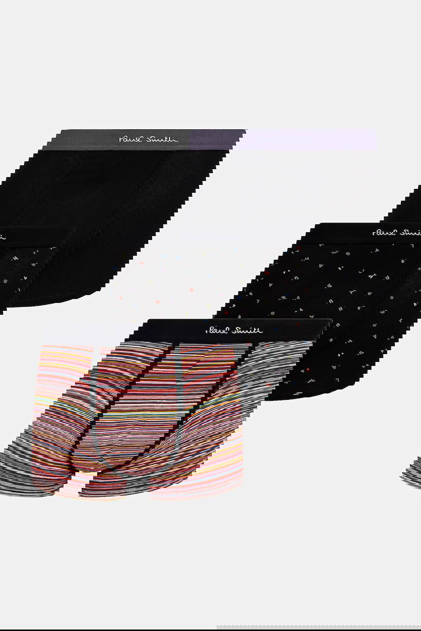 Boksarice Paul Smith Mixed Pattern Boxer Shorts 3-Pack Večbarvna | M1A.914.T3PK78, 0