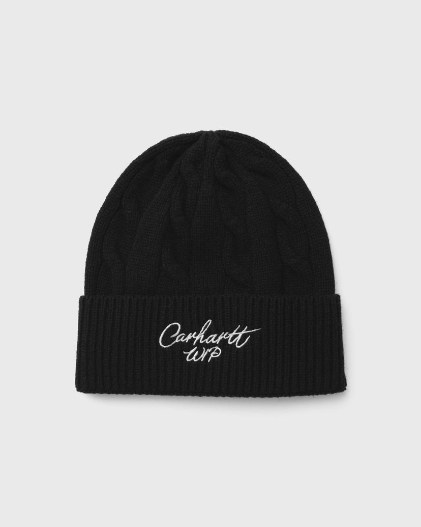 Beanie Carhartt WIP Signature Cable Beanie Črna | I035464-1T8.XX