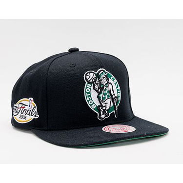 Kapa Mitchell & Ness Top Spot Snapback HWC Boston Celtics Black Črna | HHSS2976-BCEYYPPPBLCK, 0