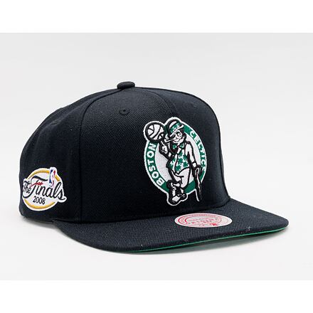 Kapa Mitchell & Ness Top Spot Snapback HWC Boston Celtics Black Črna | HHSS2976-BCEYYPPPBLCK