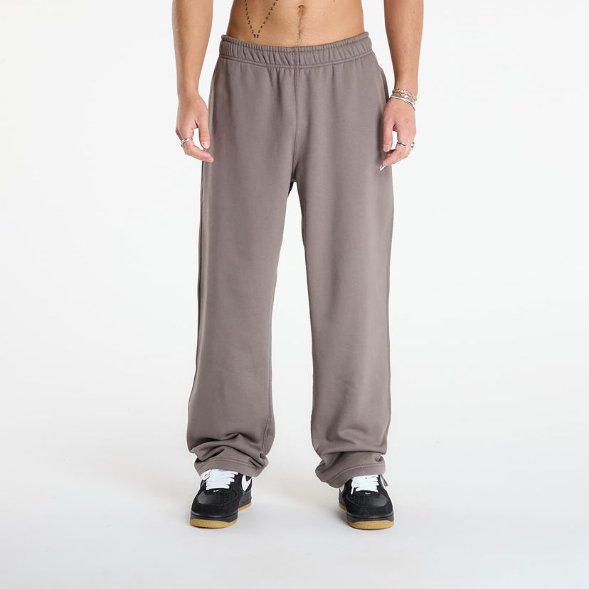 Trenirka Nike Solo Swoosh Fleece Open-Hem Sweatpants Rjava | HV1090-289