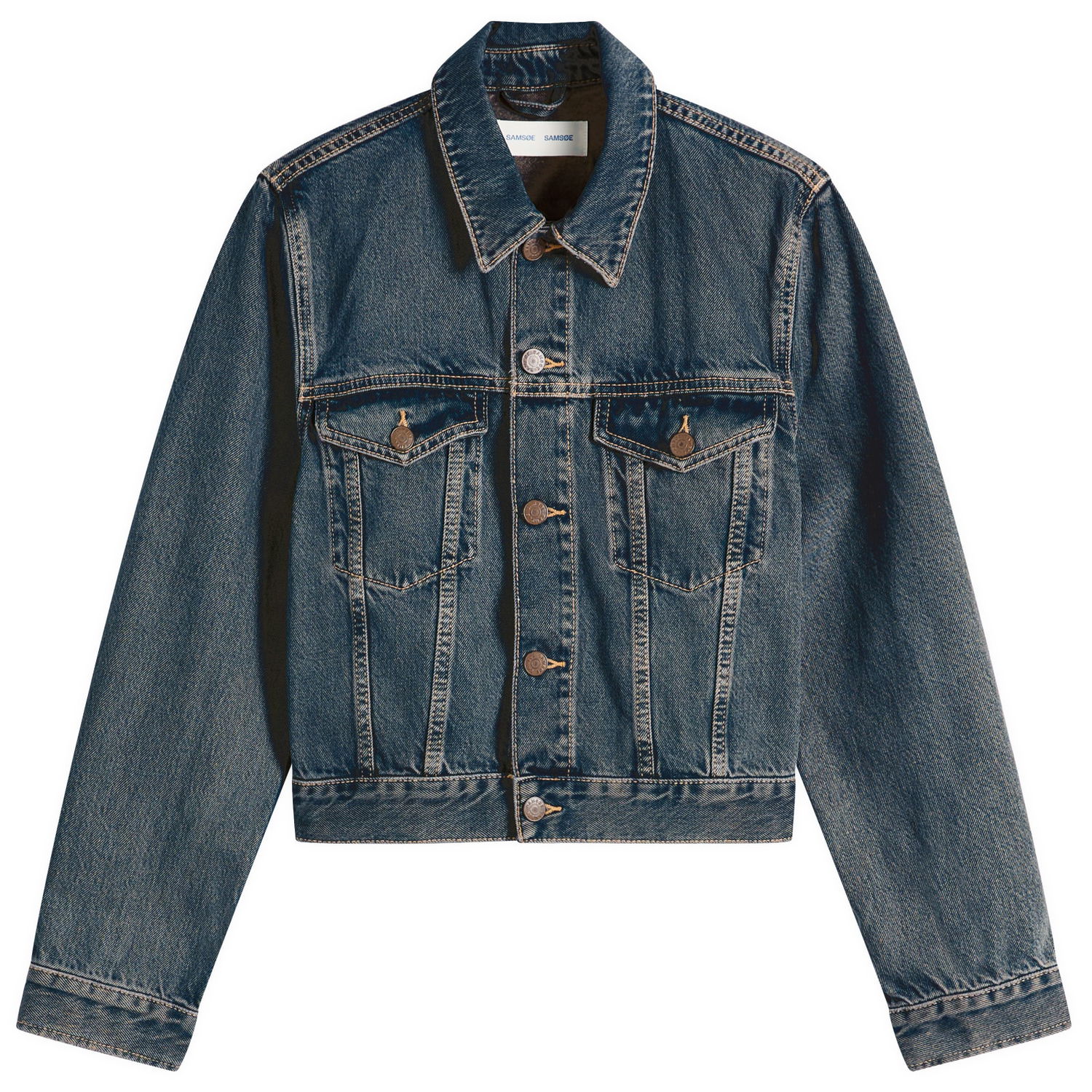 Jakna Samsoe Samsoe Sabeth Denim Jacket Modra | F25300108-CLR002308, 1