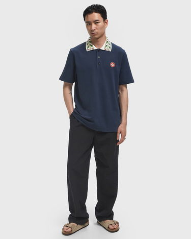 Polo majica Casablanca Laurel Pique Polo Shirt Mornarica | MPF25-JTP-243-02, 1