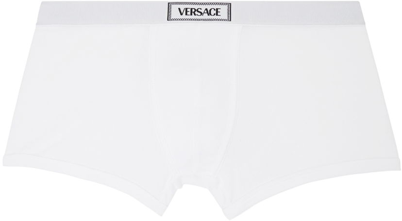 Boksarice Versace '90s Logo Boxers Bela | 1014037_1A09984