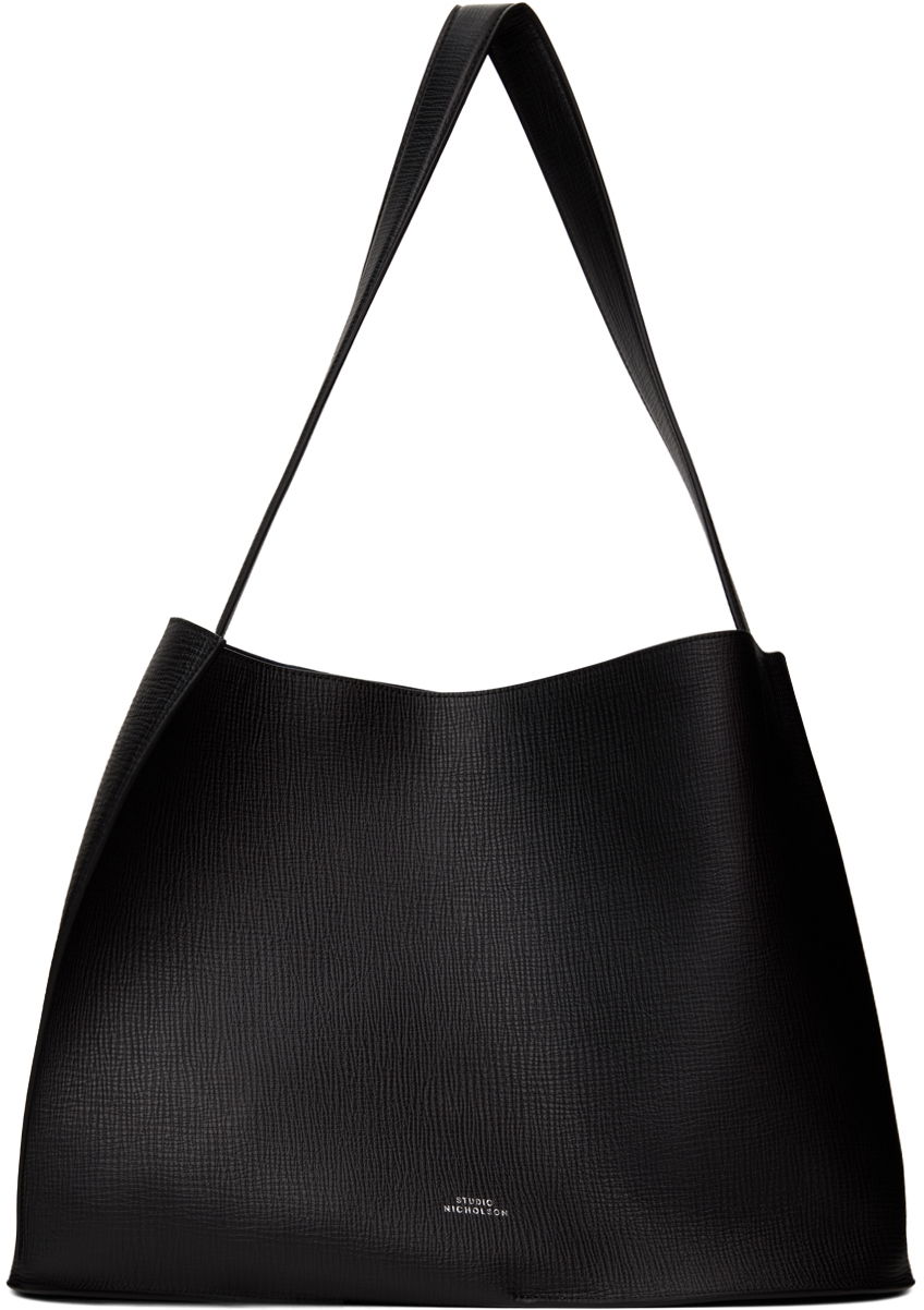 Torbica Studio Nicholson Studio Nicholson Doublet Leather Tote Bag Črna | DOUBLET SN - 741, 0