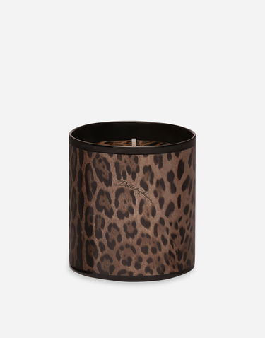 Sveče Dolce & Gabbana Dolce & Gabbana Patchouli Leopard Print Glass Candle Rjava | TCC159TCAG3UL026, 0