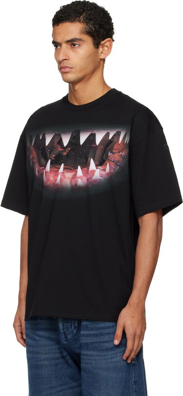 Majica Diesel Shark Jaw Print T-Shirt Črna | A19617-0PLAT-9XX, 3