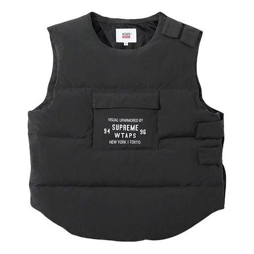 Telovnik Supreme Supreme x WTAPS Tactical Down Vest Črna | SUP-FW21-342