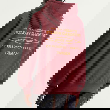 Pulover Junya Watanabe Junya Watanabe MAN x Filson Hoody, Size Large Bordo | WP-T001-051-2, 3