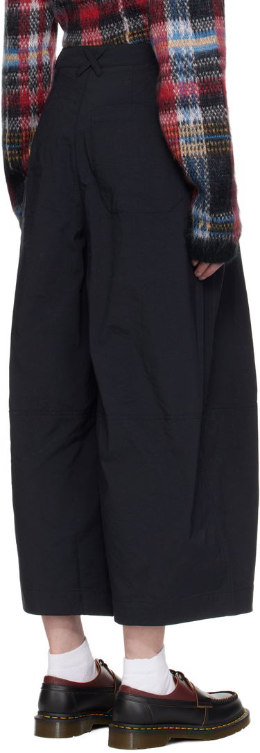 Hlače YMC YMC Deadbeat Pleated Trousers Mornarica | Q4XMD, 2